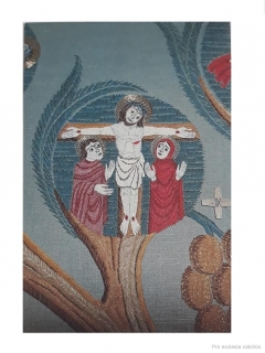 Kristus ukřižovaný (papírový obrázek)