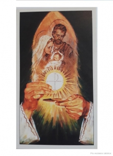 Eucharistie (papírový obrázek)