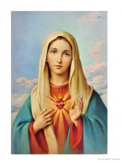 Srdce Mariino (pohlednice)