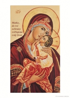 Matka Boží (papírový obrázek)