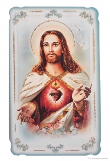 Srdce Ježíšovo (papírový obrázek zdobený)