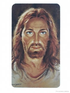 Kristova tvář (papírový obrázek)
