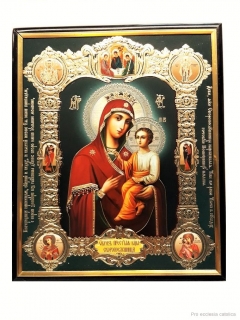 Madona s Ježíškem  (ikona v rámu)