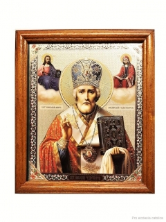 Svatý Mikuláš (ikona v rámu)