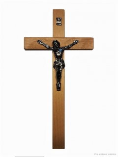 Kříž s Kristem - dřevěný (30 cm)