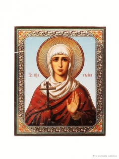 Svatá Galina (ikona na dřevěné destičce)