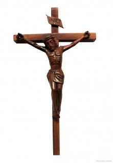 Kříž dřevořezba (33 cm)