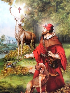 Svatý Hubert (plakát) 30x40