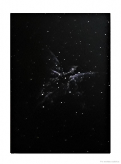 Obraz na sametu - hvězdná mlhovina