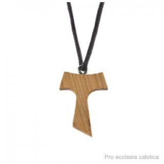 Dřevěný křížek Tau