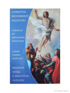 Velikonoční pohlednice - Kristus vstal z mrtvých