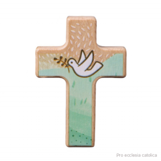 Dřevěný křížek malovaný "naděje"