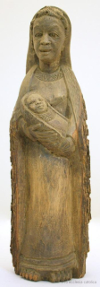 Africká Madona (dřevořezba) 30 cm