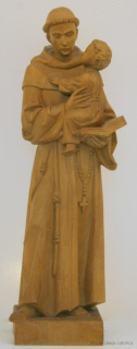 Sv. Antonín (dřevořezba)