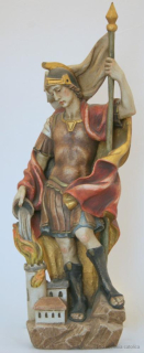 Sv. Florián (dřevořezba s polychromií) 61 cm