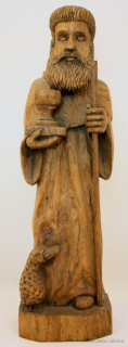 Sv. Benedikt (dřevořezba) 43 cm