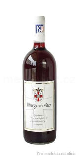 Liturgické víno - červené - 1l