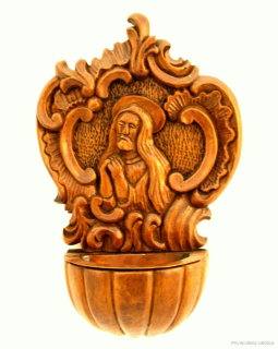 Kropenka s Ježíšem Kristem (dřevořezba)
