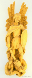 Archanděl Michael (dřevořezba) 64 cm