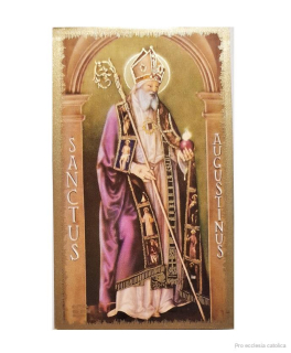 Svatý Augustin (papírový obrázek)