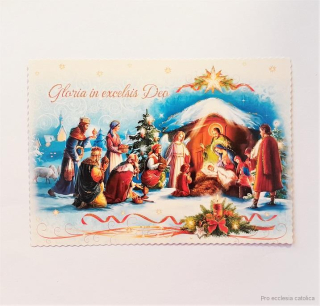 Vánoční pohlednice Gloria