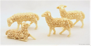 Doplňující postavy do betléma - ovce (10 cm)