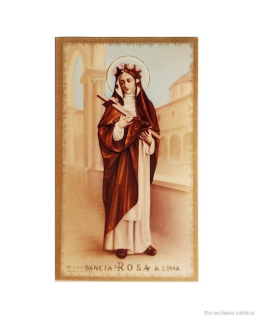 Svatá Růžena z Limy (papírový obrázek)