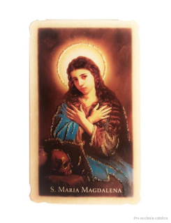 Svatá Máří Magdaléna (papírový obrázek zdobený)