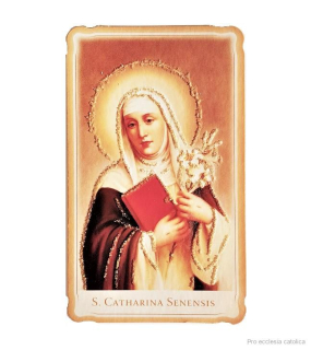 Svatá Kateřina Sienská (papírový obrázek)