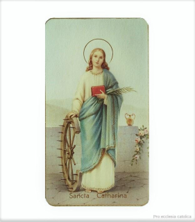 Svatá Kateřina (papírový obrázek)