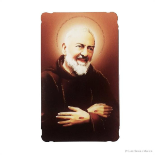 Svatý Pio (papírový obrázek zdobený)