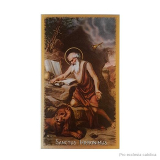 Svatý Jeroným (papírový obrázek)
