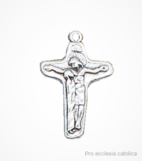 Křížek (bižuterie) 3,4 cm s Pannou Marií