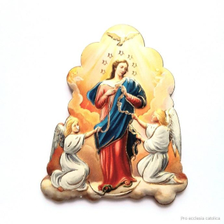 Panna Maria rozvazující uzly (plastická magnetka)