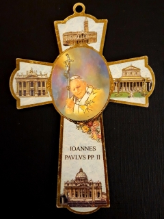 Kříž obrázkový - Jan Pavel II.
