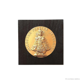 Pražské Jezulátko (medaile ve dřevě)