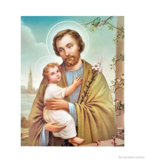 Svatý Josef (plakát) 20x25