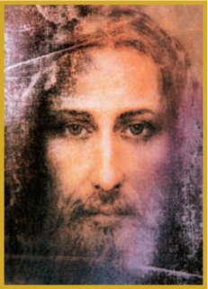Tvář Krista podle Turínského plátna (na dřevěné destičce) různé velikosti