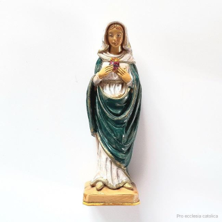 Panna Maria Nejsvětější Srdce (nerozbitná soška) 15 cm