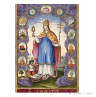 Svatý Norbert (na dřevěné destičce) různé velikosti