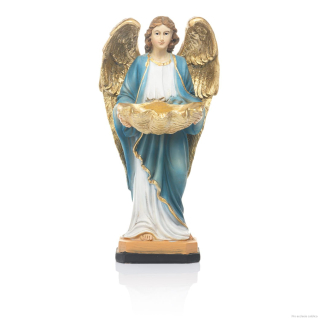 Anděl stojící - kropenka (20 cm)