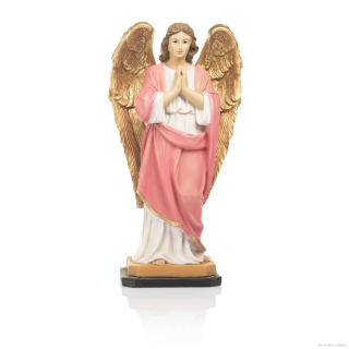 Anděl stojící, růžový (30 cm)