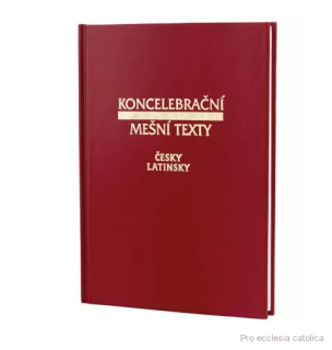 Koncelebrační mešní texty - česky-latinsky