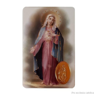 Panna Maria Neposkvrněné Srdce (laminovaný obrázek)