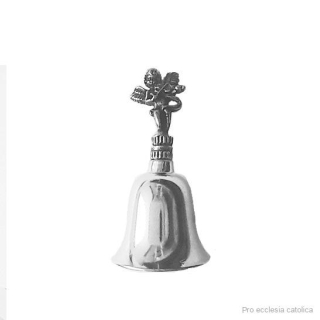 Zvoneček s andělíčkem (postříbřený)