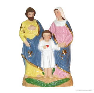 Svatá rodina (porcelánová socha) 19 cm