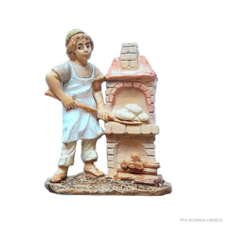 Doplňující postavy do betléma - pekař (10 cm)