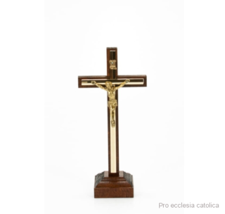 Kříž na postavení 17 cm (tmavé dřevo)