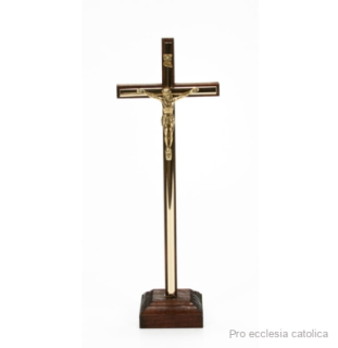 Kříž na postavení 22,5 cm (tmavé dřevo)