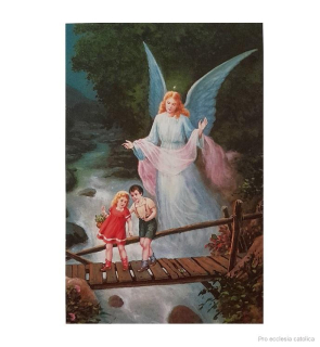 Anděl strážný (pohlednice)